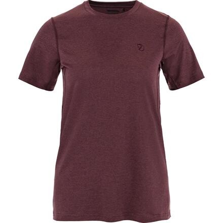 Fjällräven Abisko Day Hike T-shirt Dame - Rød