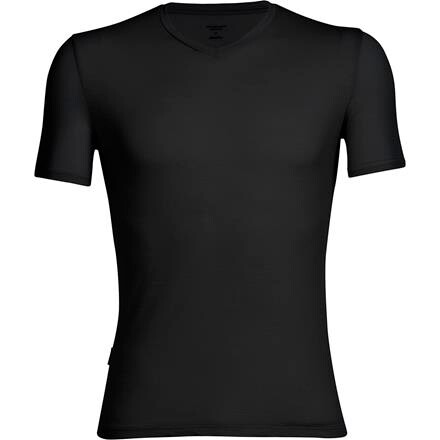 Icebreaker Anatomica V-hals Merinould Herre - Sort