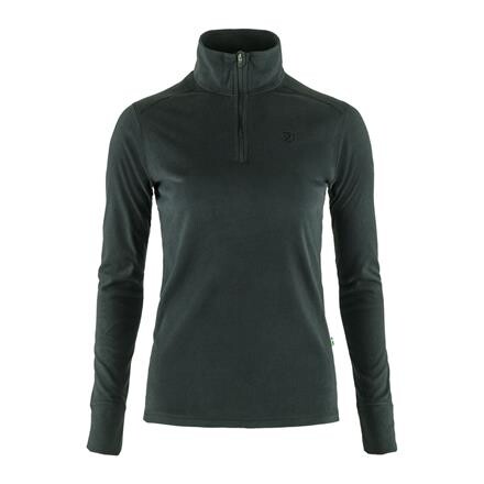 Fjällräven Skare Half Zip Fleecetrøje Dame - Sort