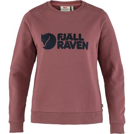 Fjällräven Logo Sweater Dame Sweatshirt - Rød