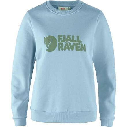 Fjällräven Logo Sweater Dame Sweatshirt - Blå
