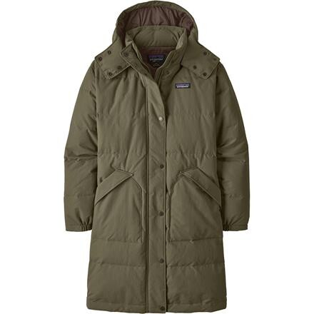 Patagonia Downdrift Parka Dunjakke Dame - Grøn