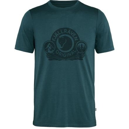 Fjällräven Mens Abisko Wool Classic S/S (Blå (DARK NAVY/555) X-small)