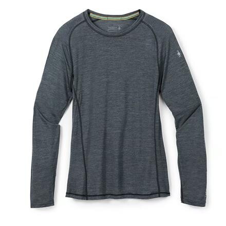 Smartwool Mens Active Ultralite Long Sleeve (Grå (CHARCOAL HEATHER) Small)