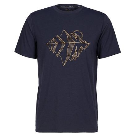 Frilufts Mens Mathraki Printed T-shirt (Blå (DARK SAPPHIRE ICEBERG) Small)