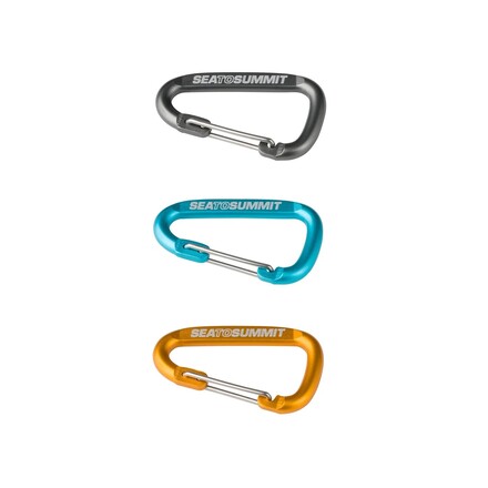 Sea to Summit Karabiner Sæt 3 Stk Aluminium