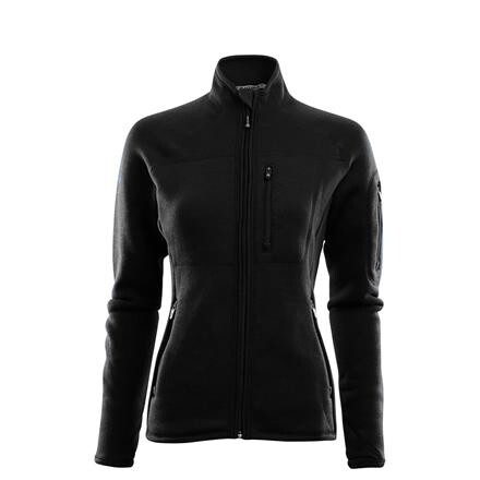 Aclima FleeceWool Jacket Dame Fleecejakke - Sort