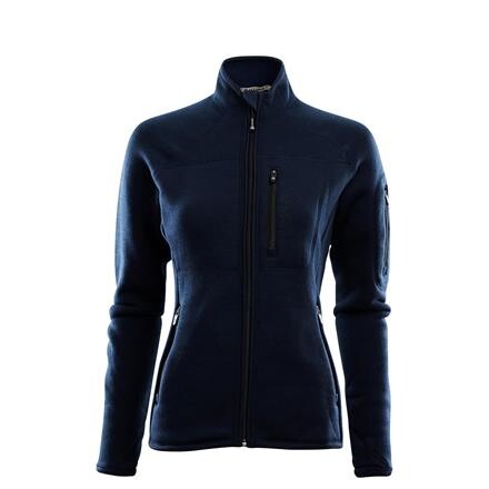 Aclima Womens FleeceWool Jacket (Blå (NAVY BLAZER) X-small)