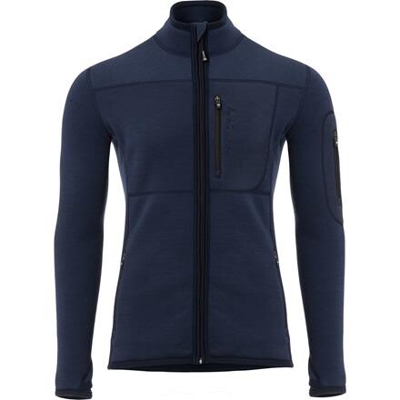Aclima Mens FleeceWool Jacket (Blå (NAVY BLAZER) X-large)