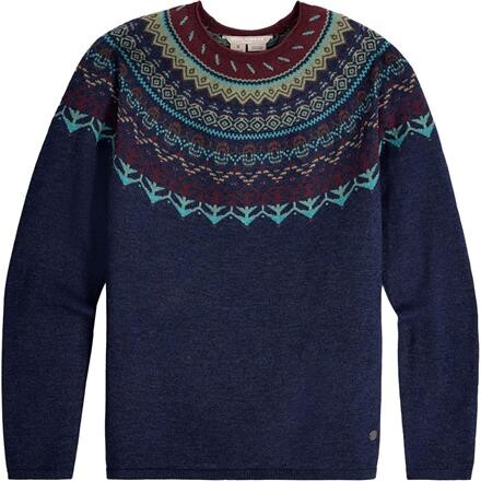 Royal Robbins Westlands Fairisle Crew - Blå