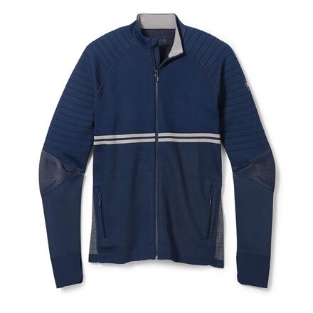 Smartwool Intraknit Full Zip Trøje Herre - Blå