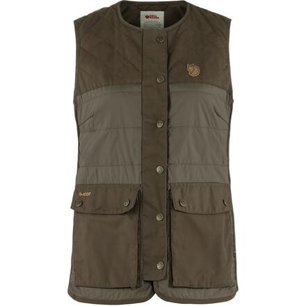Fjällräven Forest Wool Padded Vest Dame - Grøn