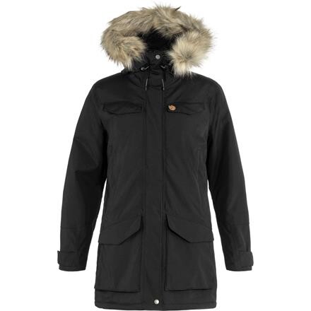Fjällräven Nuuk Parka Vinterjakke Dame - Sort