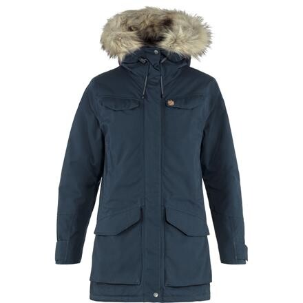 Fjällräven Nuuk Parka Vinterjakke Dame - Blå