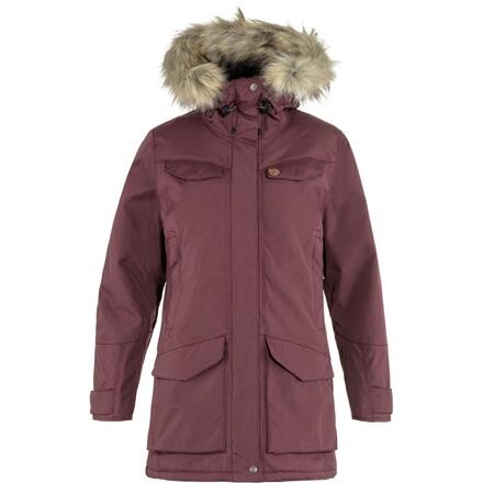 Fjällräven Nuuk Parka Vinterjakke Dame - Rød