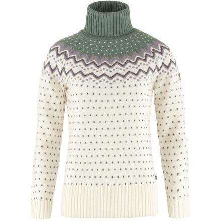 Fjällräven Övik Knit Rullekrave Dame - Hvid