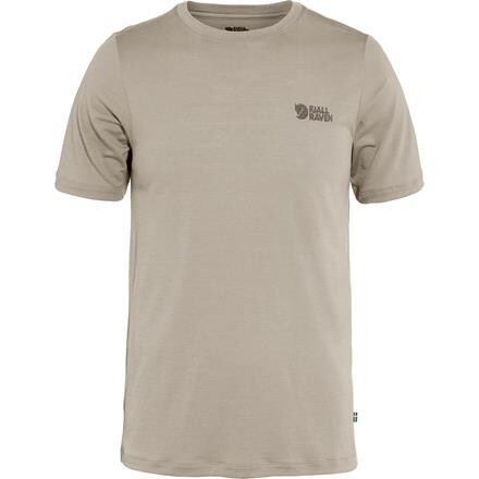 Fjällräven Abisko Wool Logo T-shirt - Brun