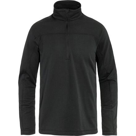Fjällräven Abisko Lite Fleece Half Zip Herre - Sort