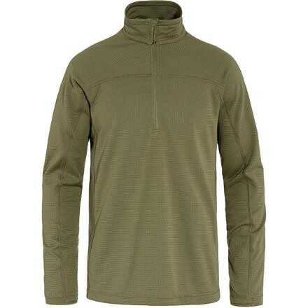 Fjällräven Abisko Lite Fleece Half Zip Herre - Grøn