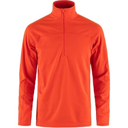 Fjällräven Abisko Lite Fleece Half Zip Herre - Orange