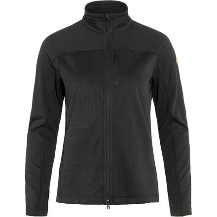 Fjällräven Abisko Lite Fleece Jakke Dame - Sort