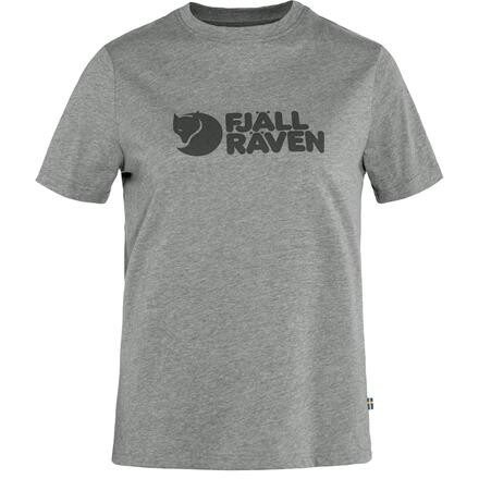 Fjällräven Logo Tee Dame T-shirt - Grå