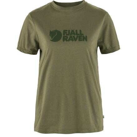 Fjällräven Logo Tee Dame T-shirt - Grøn