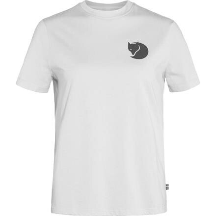 Fjällräven Fox Boxy Logo Tee Dame - Hvid