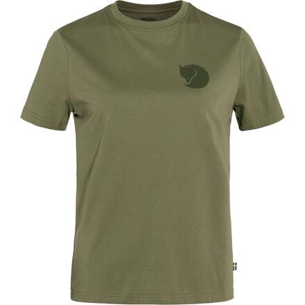 Fjällräven Fox Boxy Logo Tee Dame T-shirt - Grøn