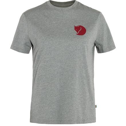 Fjällräven Fox Boxy Logo Tee Dame - Grå