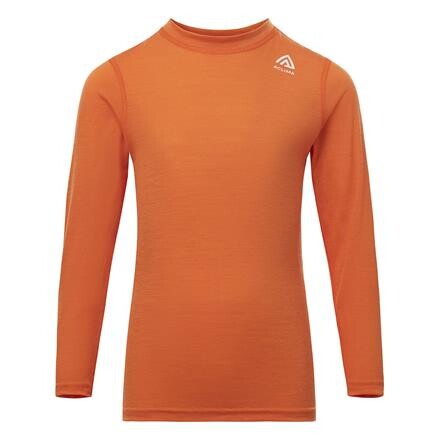 Aclima Kids LightWool Crew Neck Børn - Orange