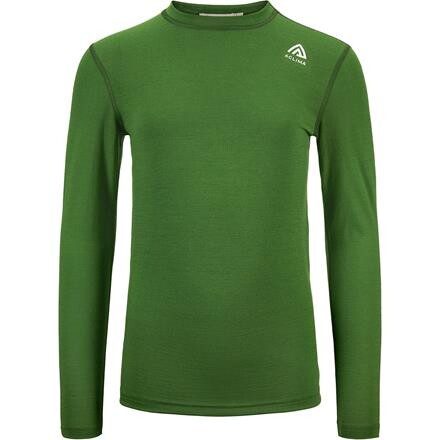 Aclima Kids LightWool Crewneck Børn - Grøn