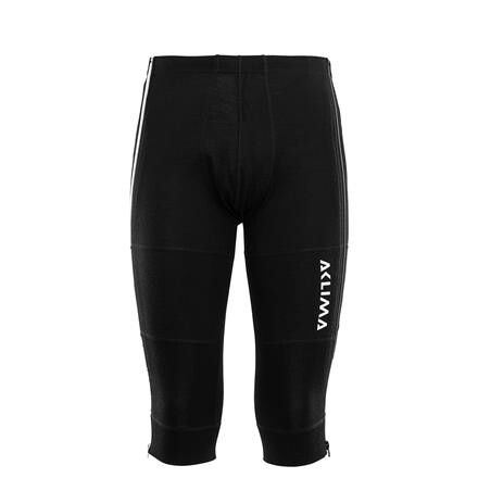 Aclima Mens WarmWool 3/4 Summit Longs (Sort (JET BLACK) X-small)