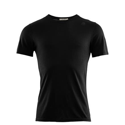 Aclima LightWool Undershirt Tee Herre - Sort