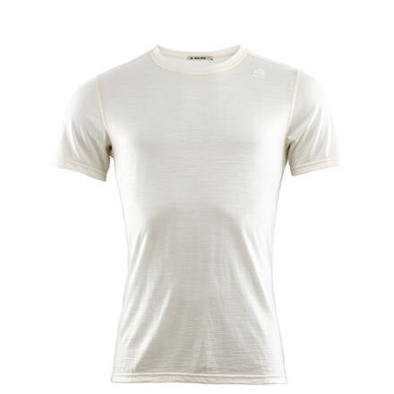 Aclima Mens LightWool Undershirt Tee (Hvid (NATURE) X-small)