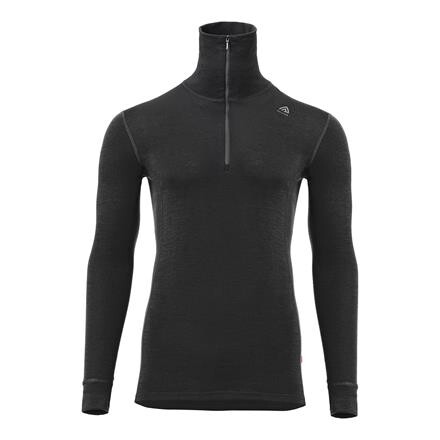 Aclima WarmWool Polo Merinould Herre - Sort