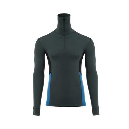 Aclima Mens WarmWool Polo (Grøn (GREEN GABLES/CORSAIR/JET BLACK) X-small)