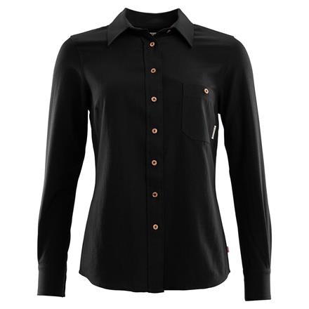 Aclima LeisureWool Woven Shirt Dame - Sort