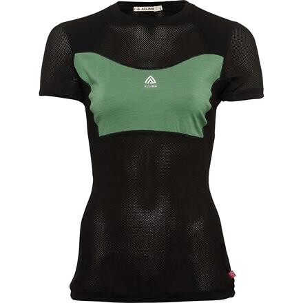 Aclima WoolNet Light T-shirt Dame - Sort