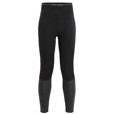 Icebreaker 125 ZoneKnit Leggings Dame - Sort