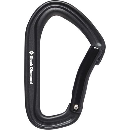 Black Diamond HotForge Bent Gate Karabin - Sort