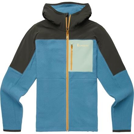 Cotopaxi Mens Abrazo Hooded Full-zip Fleece Jacket (Blå (WOODS/BLUE SPRUCE) Small)