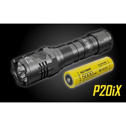 Nitecore P20iX Lommelygte 4000 Lumen - Sort
