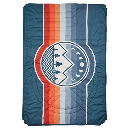 Voited Fleece Blanket 4-i-1 Tæppe - Blå