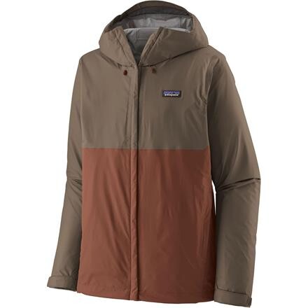 Patagonia Torrentshell 3L Regnjakke Herre - Brun