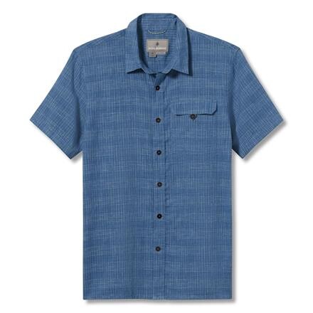 Royal Robbins Mens Hempline Spaced S/S (Blå (TAHOE BLUE) Small)