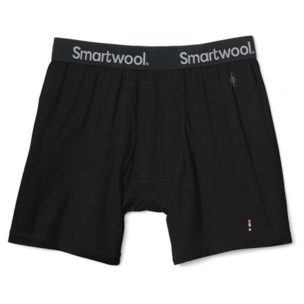 Smartwool Mens Merino Boxer Brief Boxed (Sort (BLACK) Small)