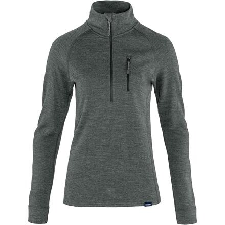 Tierra Templet Midlayer Q-Zip Dame - Grå