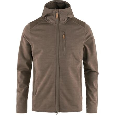 Fjällräven Keb Fleece Hoodie Herre - Brun