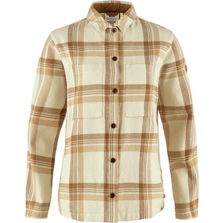 Fjällräven Singi Flannel Overshirt Dame - Hvid